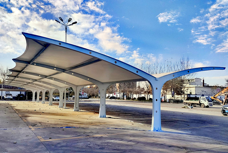 car parking tensile structure shed