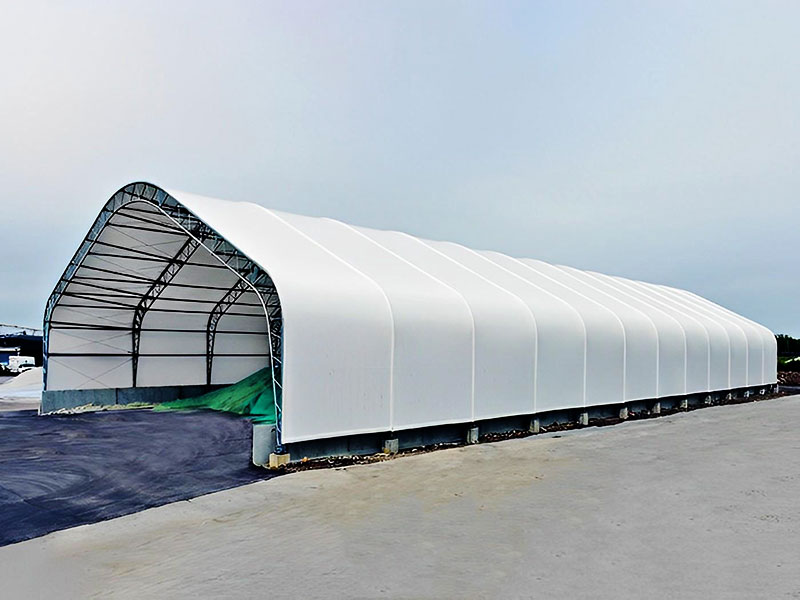 Tensile fabric structure shed for the Australian mining industry