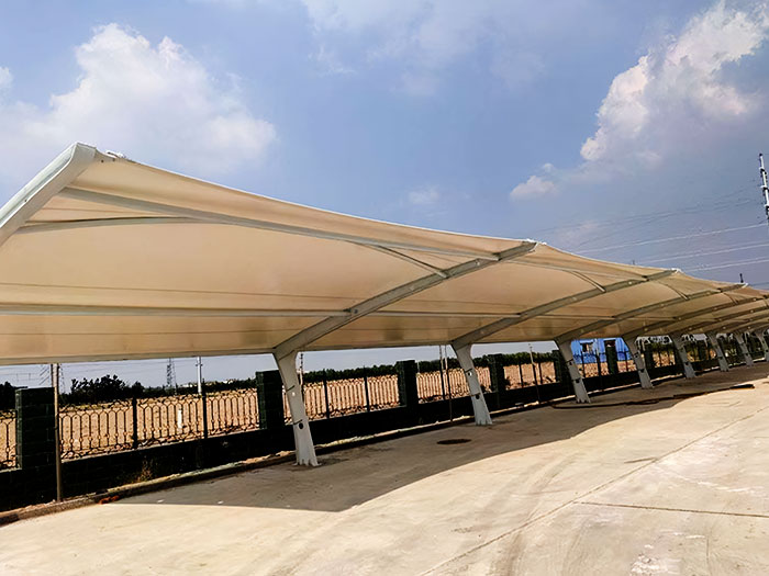 What is the difference betwee fabric tensile structure carport and traditional carport?