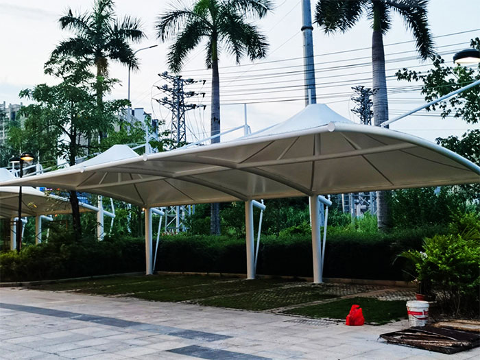 fabric tension membrane structure carport