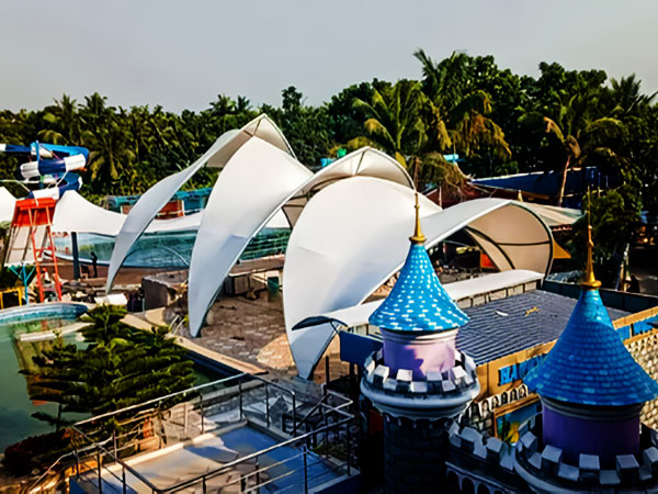 water park tensile structure