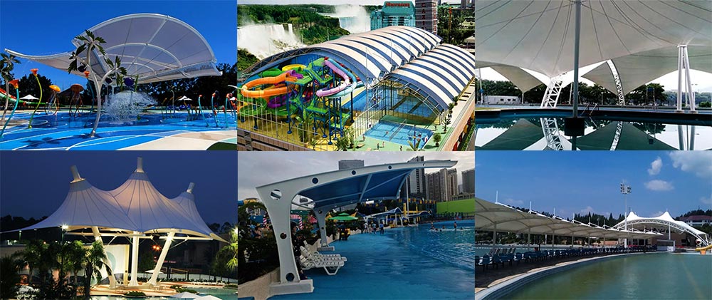 water park tensile structure