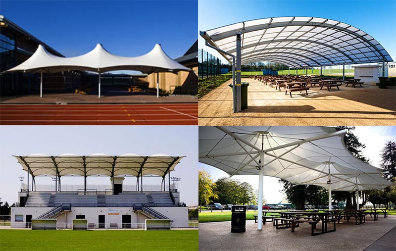 school playground tension fabric structure