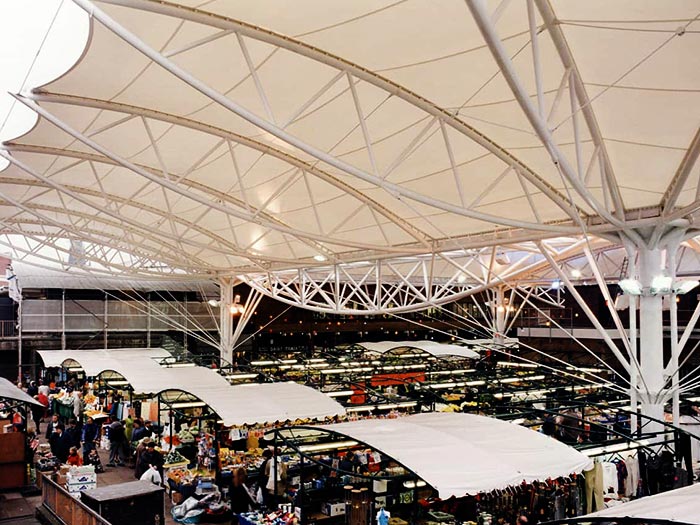 Custom tensile structures for farmers market