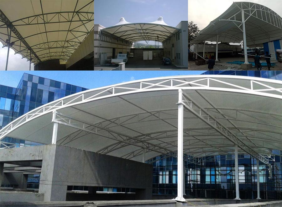 entrance tensile structures