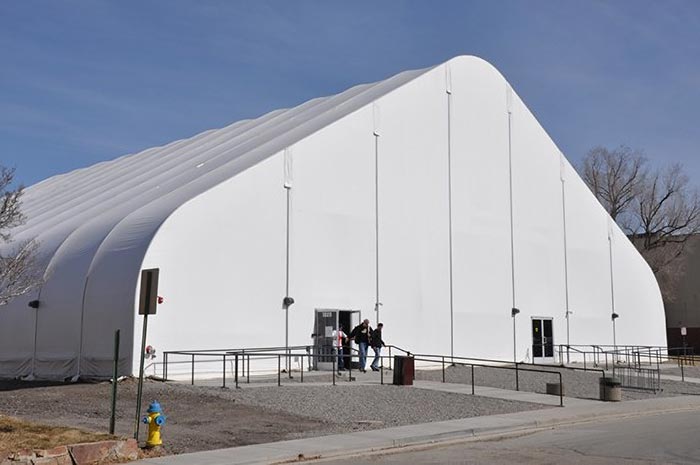 fabric structure warehouse