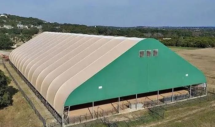 fabric structure warehouse