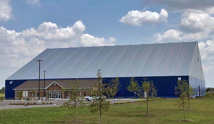 tensile membrane structure indoor sports field