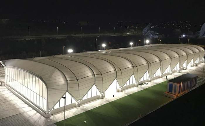 How to improve the wind resistance of tension fabric structure?